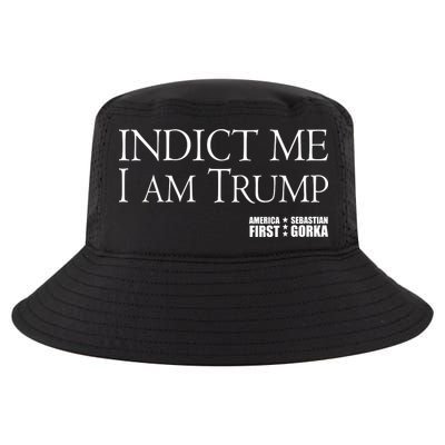Indict Me I Am Trump America First Cool Comfort Performance Bucket Hat