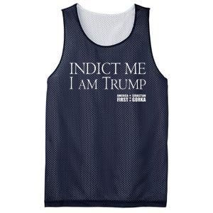 Indict Me I Am Trump America First Mesh Reversible Basketball Jersey Tank