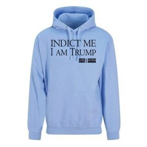 Indict Me I Am Trump America First Unisex Surf Hoodie