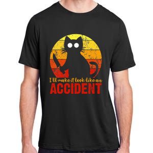 ILl Make It Look Like An Accident Halloween Gory Cat Adult ChromaSoft Performance T-Shirt