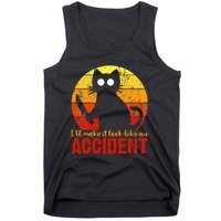 ILl Make It Look Like An Accident Halloween Gory Cat Tank Top