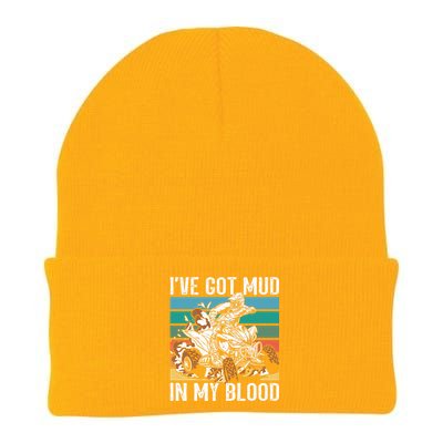 I've mud in my blood ATV dirt bike four wheeler funny quad Knit Cap Winter Beanie