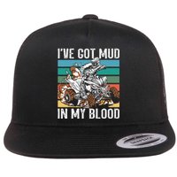 I've mud in my blood ATV dirt bike four wheeler funny quad Flat Bill Trucker Hat