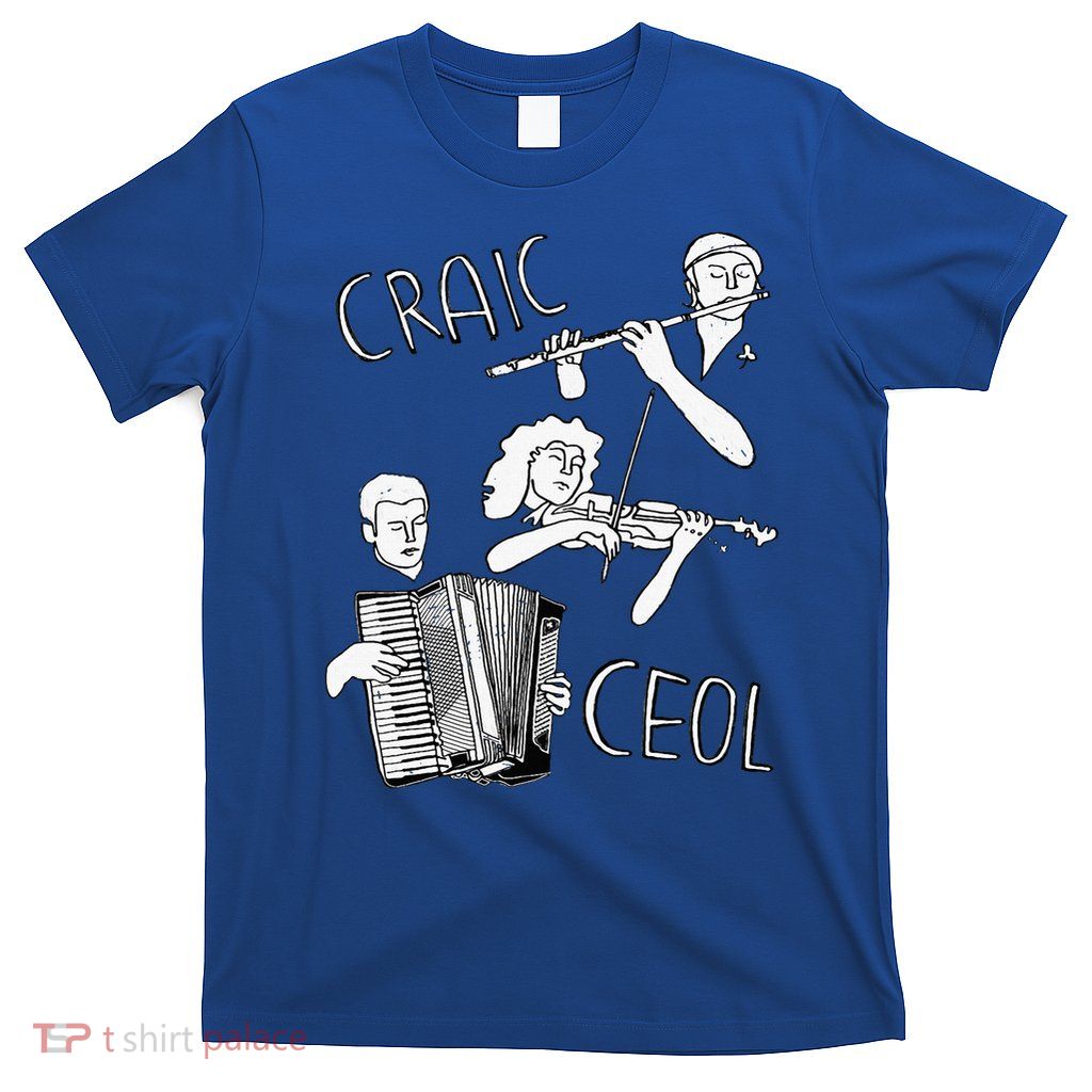 Ireland Musical Instruments, Traditional Irish Folk Music  T-Shirt