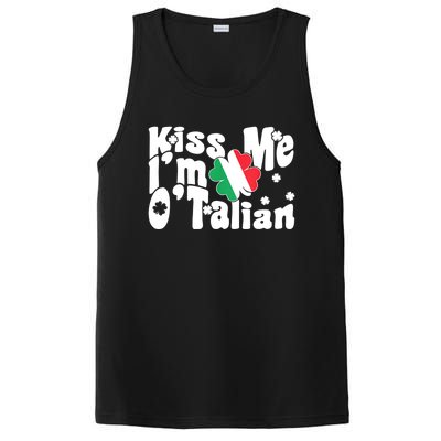 Iss Me I'm O'Talian Funny Italian St Patrick's Day PosiCharge Competitor Tank