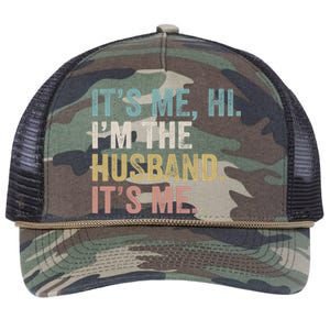 It's Me I'm The Husband It's Me Retro Rope Trucker Hat Cap