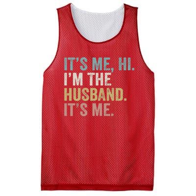 It's Me I'm The Husband It's Me Mesh Reversible Basketball Jersey Tank