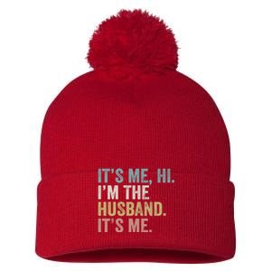 It's Me I'm The Husband It's Me Pom Pom 12in Knit Beanie