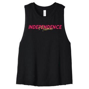 Independence Missouri Women's Racerback Cropped Tank