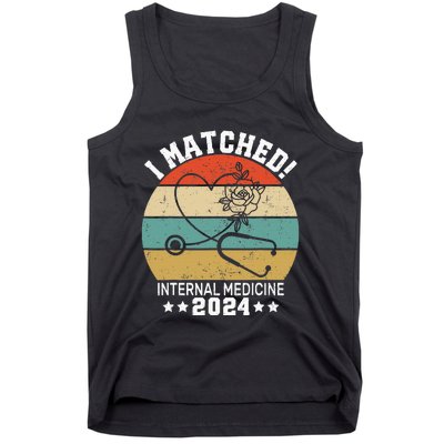 I Matched Internal Medicine 2024 Medical Resident Match Day Tank Top