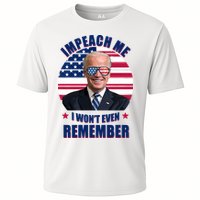 Impeach Me I Won't Even Remember Joe Biden American Flag Funny Performance Shirt