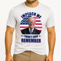 Impeach Me I Won't Even Remember Joe Biden American Flag Funny Performance Shirt