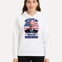 Impeach Me I Won't Even Remember Joe Biden American Flag Funny Hoodie