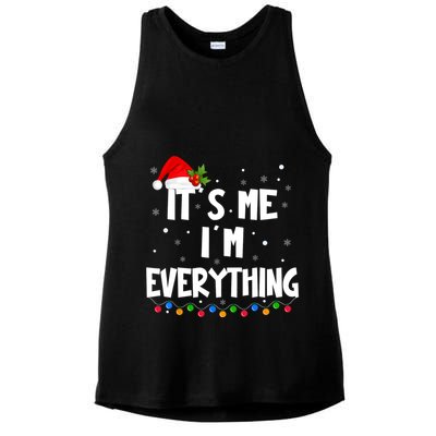 Its Me IM Everything I Have Everything I Want For Christmas Ladies PosiCharge Tri-Blend Wicking Tank