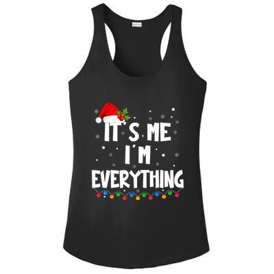 Its Me IM Everything I Have Everything I Want For Christmas Ladies PosiCharge Competitor Racerback Tank