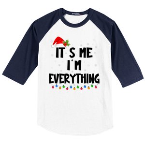 Its Me IM Everything I Have Everything I Want For Christmas Baseball Sleeve Shirt