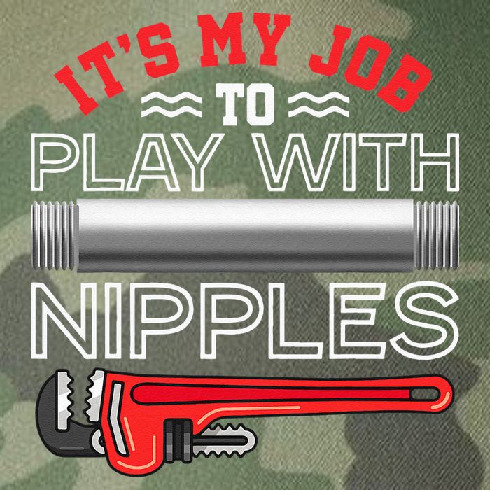 It's My Job To Play With Nipples Funny Plumbing Service Legacy Tie Dye Trucker Hat