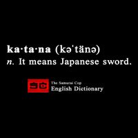It Means Japanese Sword Flat Bill Trucker Hat