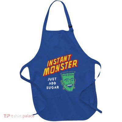 Instant Monster Just Add Sugar Halloween Full-Length Apron With Pockets