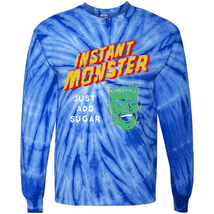 Instant Monster Just Add Sugar Halloween Tie-Dye Long Sleeve Shirt