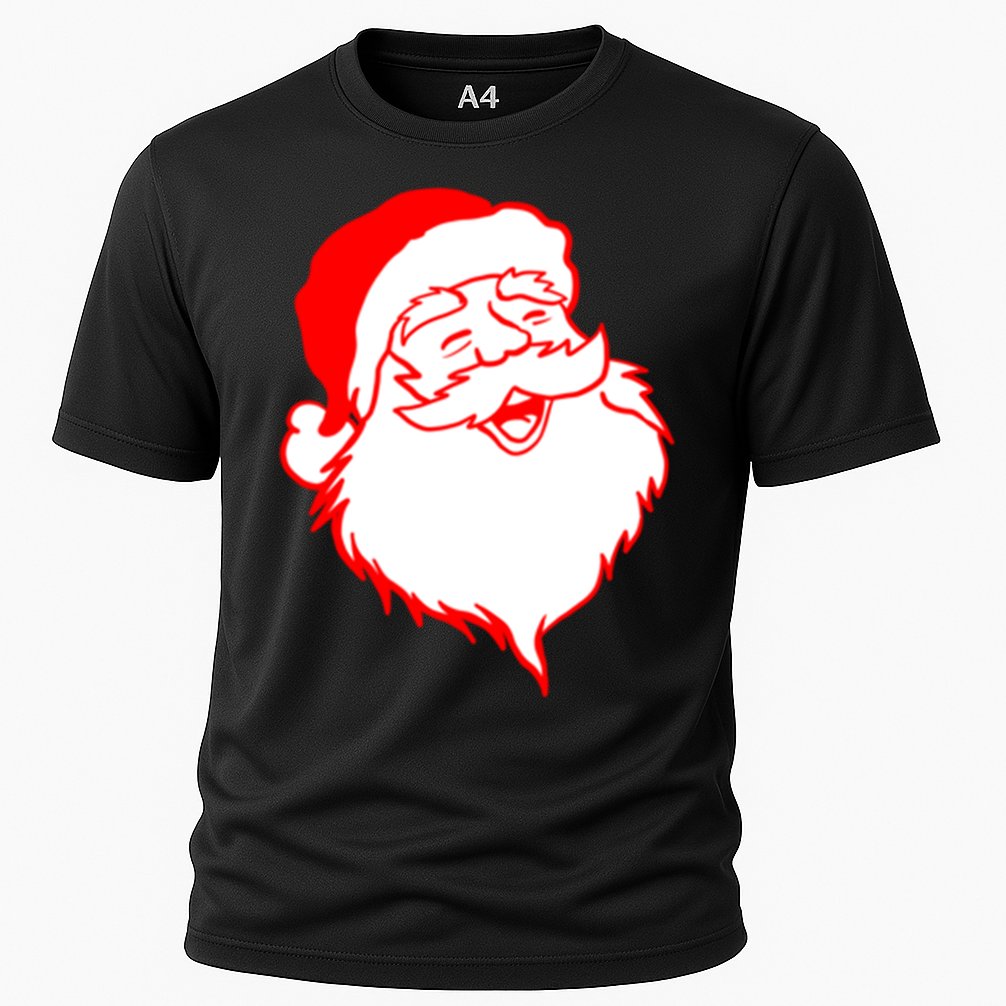 In My Jolly Era Merry Christmas Retro Santa Claus Gift Cooling Performance Crew T-Shirt