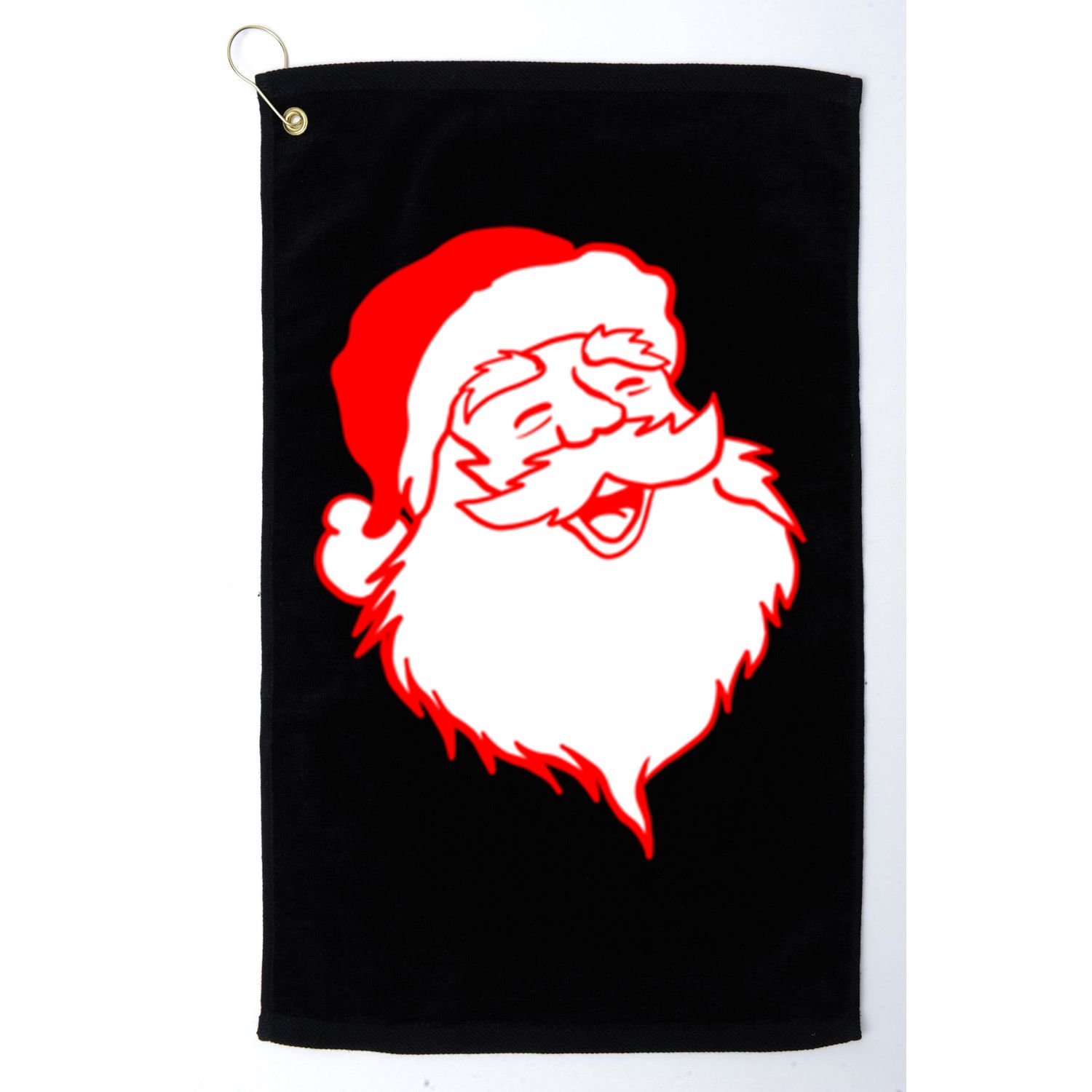 In My Jolly Era Merry Christmas Retro Santa Claus Gift Golf Towel