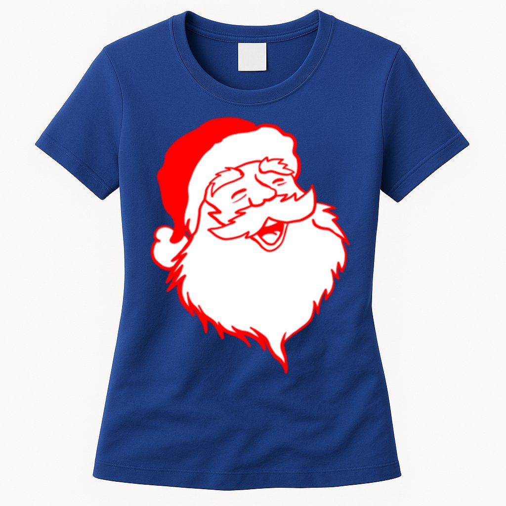 In My Jolly Era Merry Christmas Retro Santa Claus Gift Womens T-Shirt