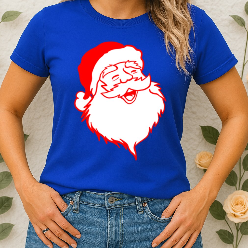 In My Jolly Era Merry Christmas Retro Santa Claus Gift Womens T-Shirt