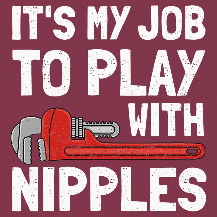 It's My Job To Play With Plumber Nipples 16oz Travel Tumbler