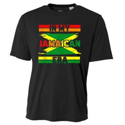 In My Jamaican Era Independence Jamaica Day Jamaican Flag Cooling Performance Crew T-Shirt