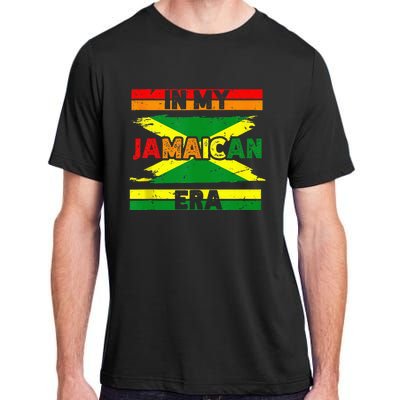 In My Jamaican Era Independence Jamaica Day Jamaican Flag Adult ChromaSoft Performance T-Shirt