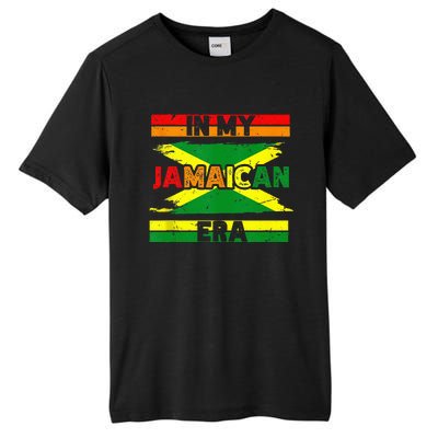 In My Jamaican Era Independence Jamaica Day Jamaican Flag Tall Fusion ChromaSoft Performance T-Shirt