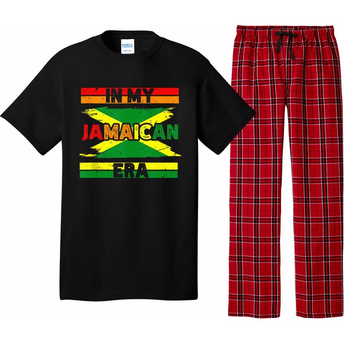 In My Jamaican Era Independence Jamaica Day Jamaican Flag Pajama Set