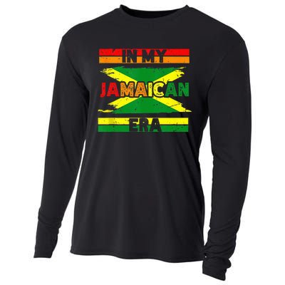 In My Jamaican Era Independence Jamaica Day Jamaican Flag Cooling Performance Long Sleeve Crew