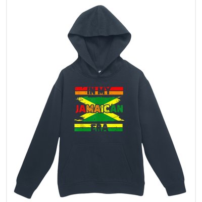 In My Jamaican Era Independence Jamaica Day Jamaican Flag Urban Pullover Hoodie