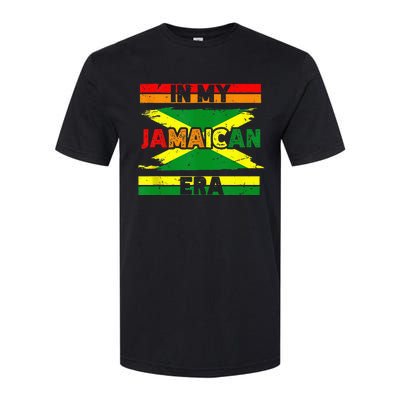 In My Jamaican Era Independence Jamaica Day Jamaican Flag Softstyle® CVC T-Shirt