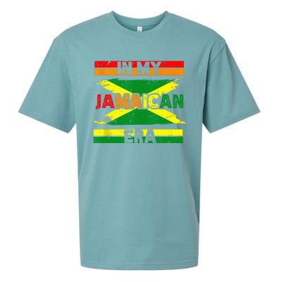 In My Jamaican Era Independence Jamaica Day Jamaican Flag Sueded Cloud Jersey T-Shirt