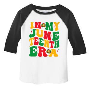 In My Junenth Era Groovy Black Pride History Freedom Funny Gift Toddler Fine Jersey T-Shirt