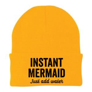 Instant Mermaid Just Add Water Meaningful Gift Knit Cap Winter Beanie