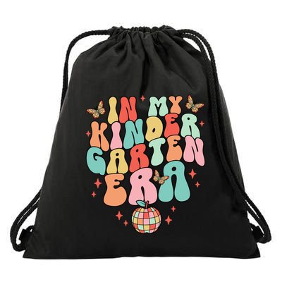 In My Kindergarten Era Kindergarten Teacher Groovy Christmas Cool Gift Drawstring Bag