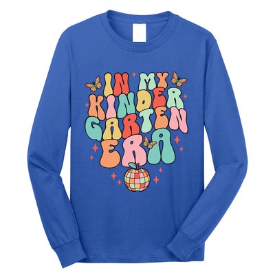 In My Kindergarten Era Kindergarten Teacher Groovy Christmas Cool Gift Long Sleeve Shirt