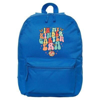 In My Kindergarten Era Kindergarten Teacher Groovy Christmas Cool Gift 16 in Basic Backpack