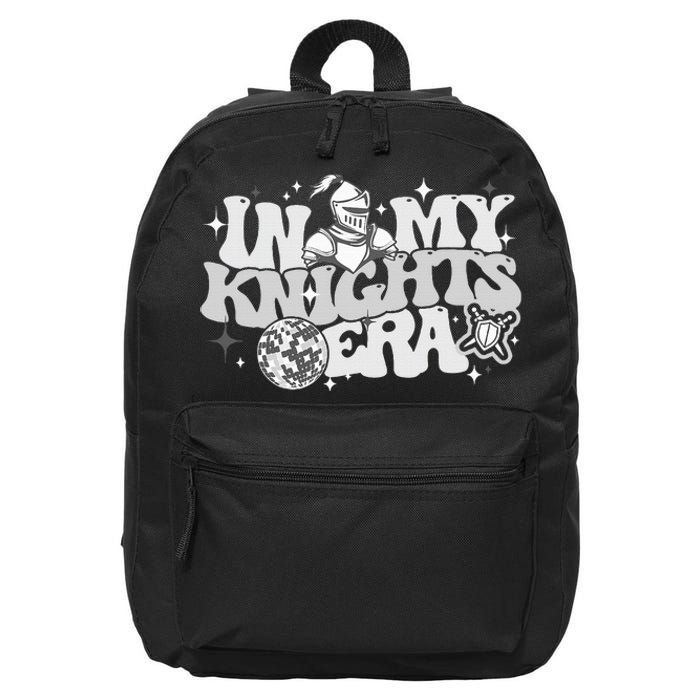 In My Knights Era Back To School Mascot Spirit Game Squad 16 in Basic Backpack