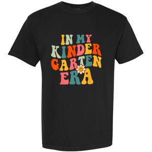 In My Kindergarten Teacher Era Shirts Kinder Groovy Retro Garment-Dyed Heavyweight T-Shirt