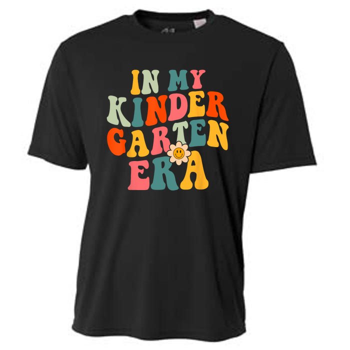 In My Kindergarten Teacher Era Shirts Kinder Groovy Retro Cooling Performance Crew T-Shirt