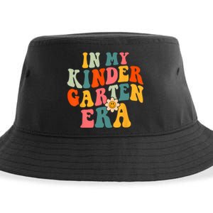 In My Kindergarten Teacher Era Shirts Kinder Groovy Retro Sustainable Bucket Hat