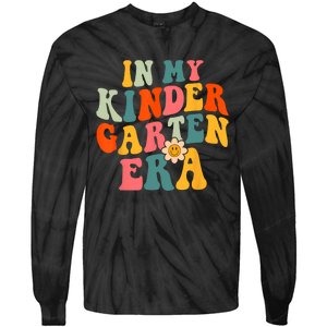 In My Kindergarten Teacher Era Shirts Kinder Groovy Retro Tie-Dye Long Sleeve Shirt