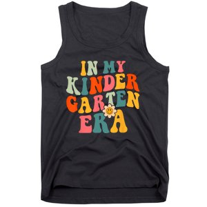 In My Kindergarten Teacher Era Shirts Kinder Groovy Retro Tank Top