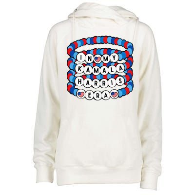 In My Kamala Harris Era Harris Democrat Harris 2024 Bracelet Womens Funnel Neck Pullover Hood