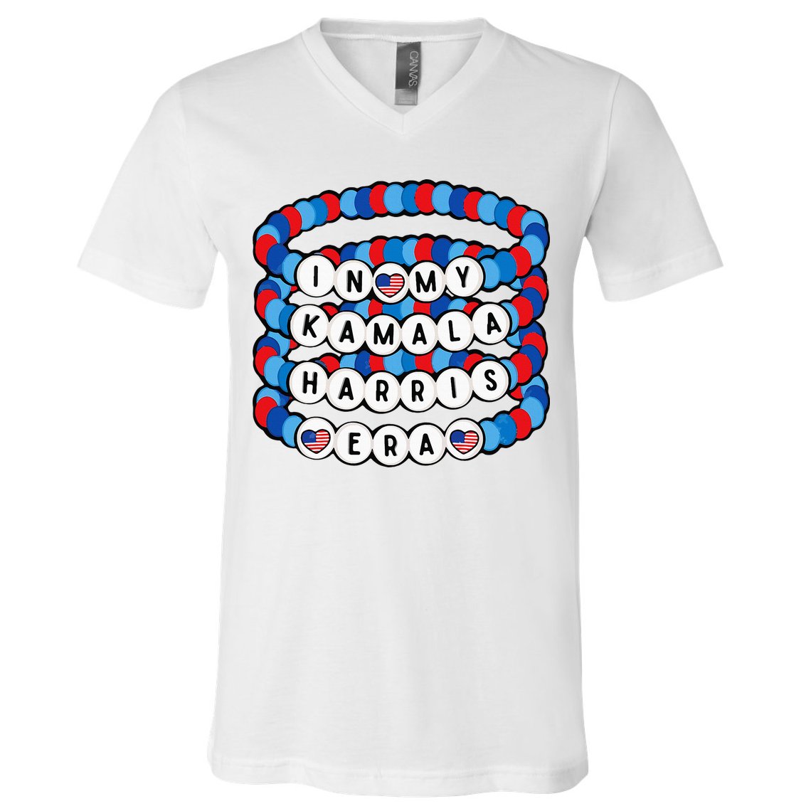 In My Kamala Harris Era Harris Democrat Harris 2024 Bracelet V-Neck T-Shirt